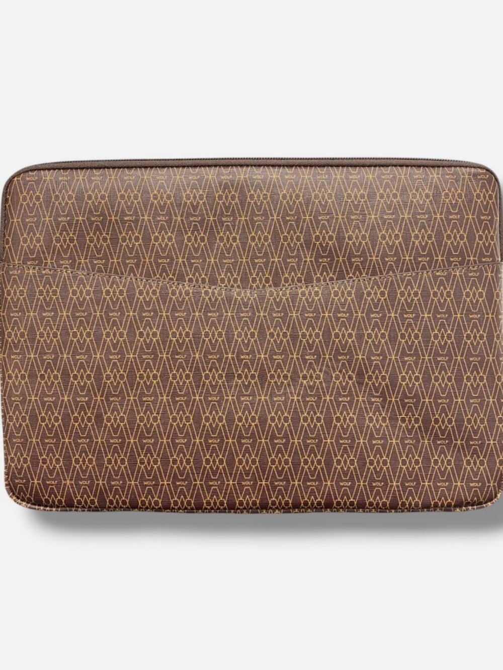 Wolf Men's Brown Signature 13" Laptop Travel Sleeve Case